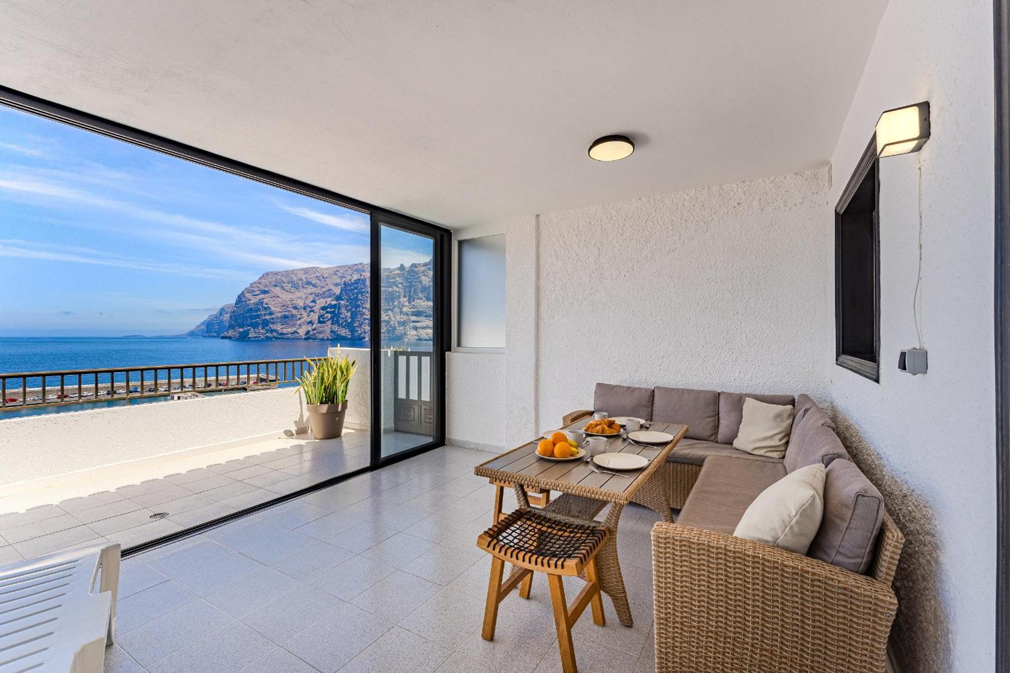 Panoramic View Apartment In Los Gigantes Acantilado de los Gigantes Kültér fotó