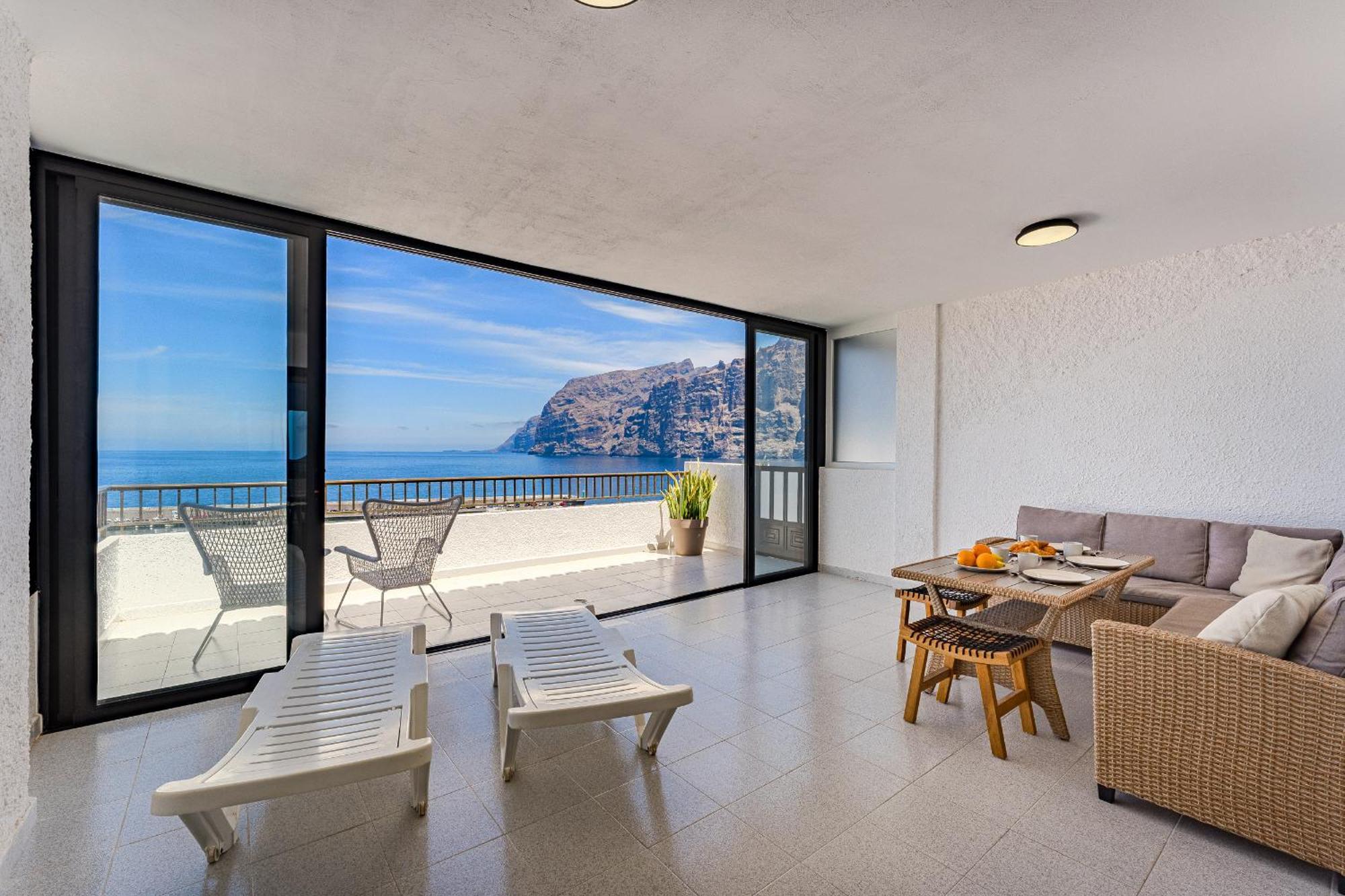 Panoramic View Apartment In Los Gigantes Acantilado de los Gigantes Kültér fotó